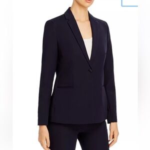 T Tahari Classic Navy Blazer M